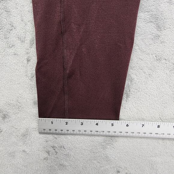 Maurices Leggings Womens XXL Burgundy Super High Rise Luxe Contour Pocket Yoga - Picture 8 of 9